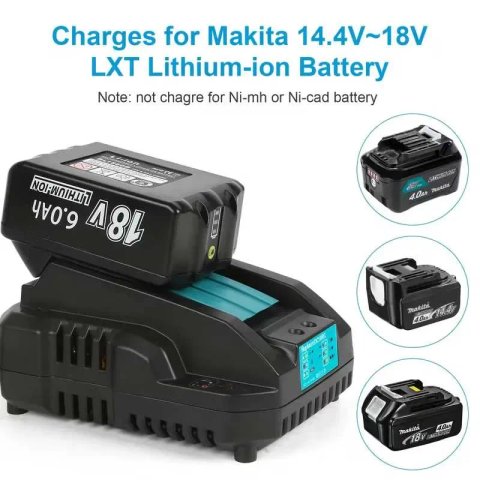 Зарядний пристрій формату DC18RC 14.4/18V 3.5A Сумісний з Makita LXT