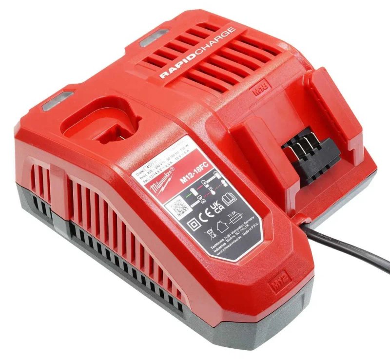 Зарядное устройство Milwaukee M12-18FC Европа оригинал 220V. 4932451079, шур1012 — фото 5