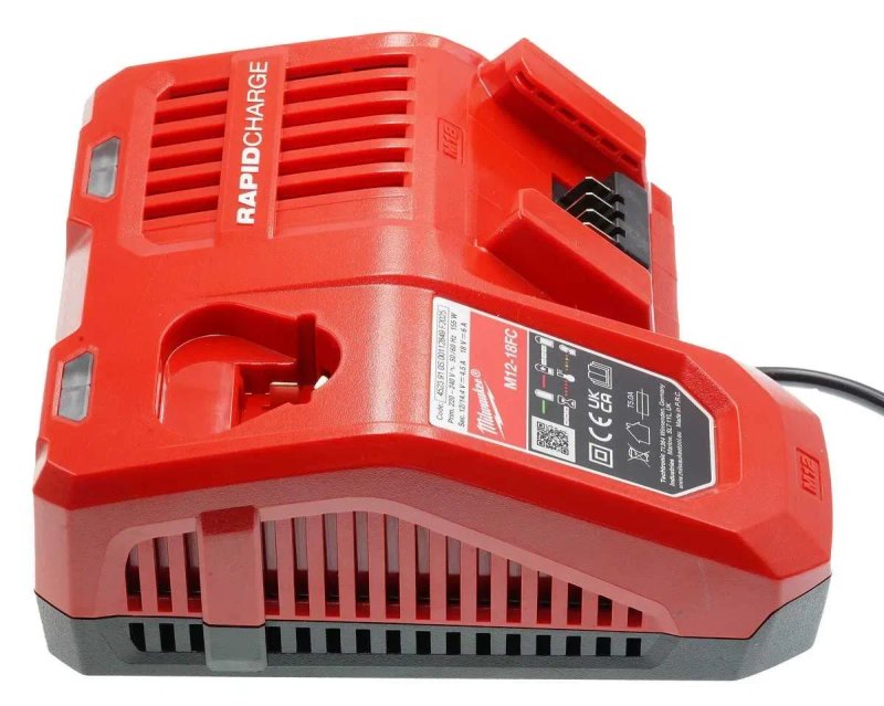 Зарядное устройство Milwaukee M12-18FC Европа оригинал 220V. 4932451079, шур1012 — фото 7
