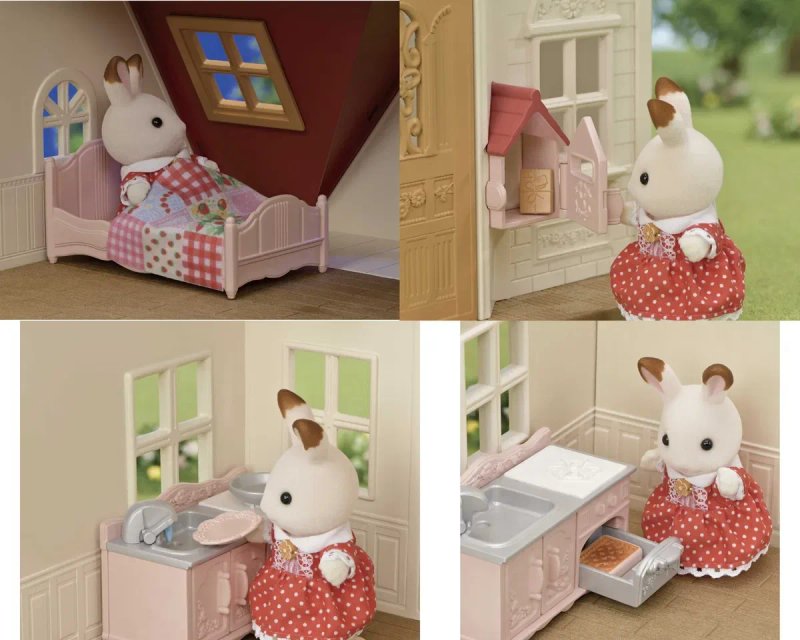 Затишний будиночок шоколадного кролика Sylvanian Families 5567 — фото 8