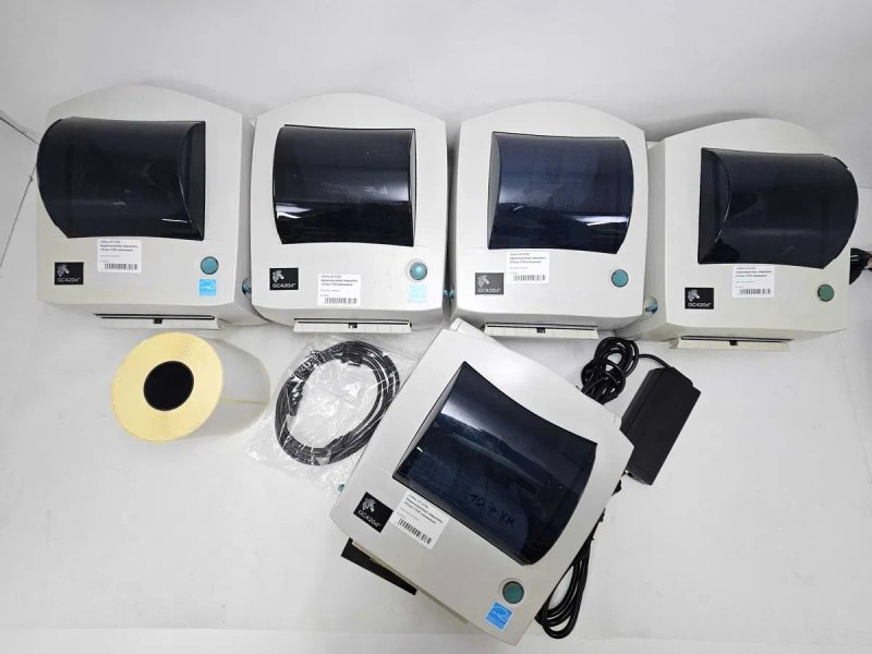Zebra GC420D термопринтер етикеток, наклейок, ттн, 101мм USB — фото 2