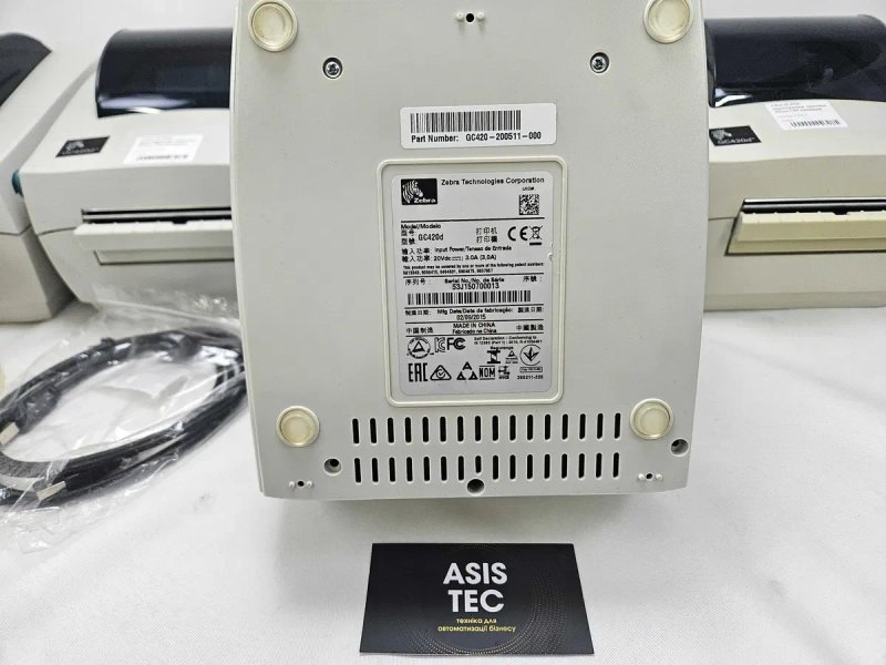Zebra GC420D термопринтер етикеток, наклейок, ттн, 101мм USB — фото 6