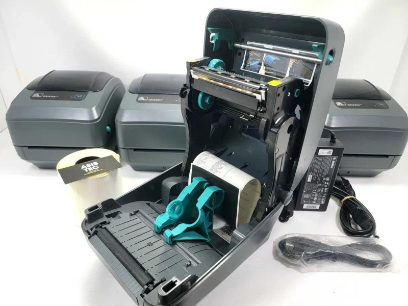 Zebra GK420T принтер етикеток 101мм термотрансферний USB ПОШТА — фото 5