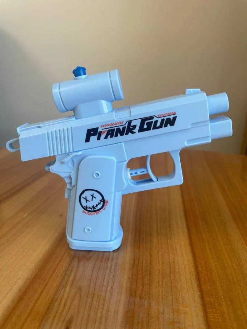 Жартівливий водяний пістолет двосторонній бластер Prank Gun для розіграшів — фото 8