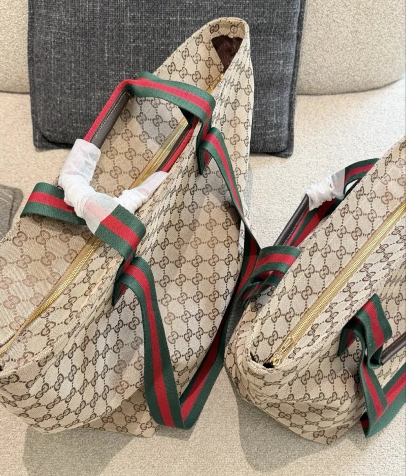 Женская текстильная сумка Gucci Giglio Shoper — фото 3