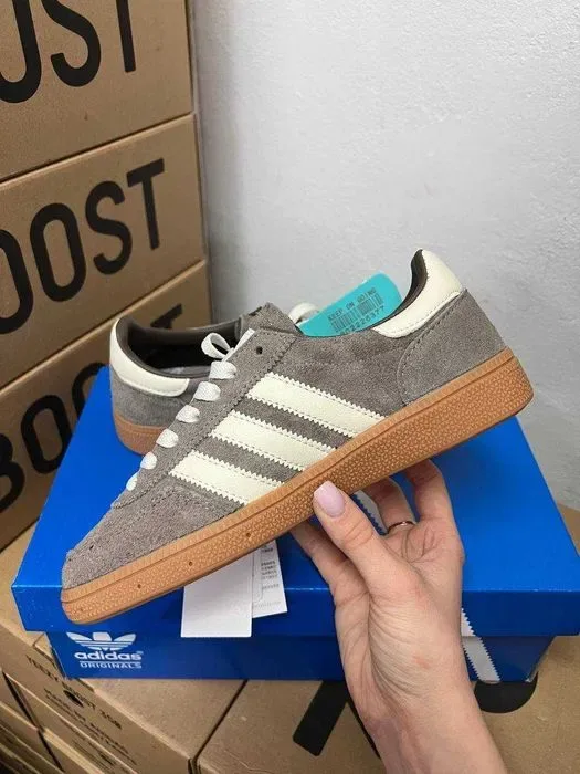 Женские кеды Adidas spezial HandBall brown  / Адидас Спешл коричневые 36 37 38 39 40 — фото 4