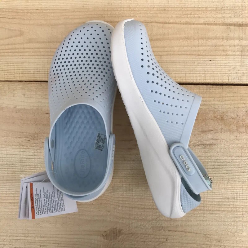 Женские Кроксы Лайт Райд голубі Crocs Lite Ride для чоловіків — фото 2