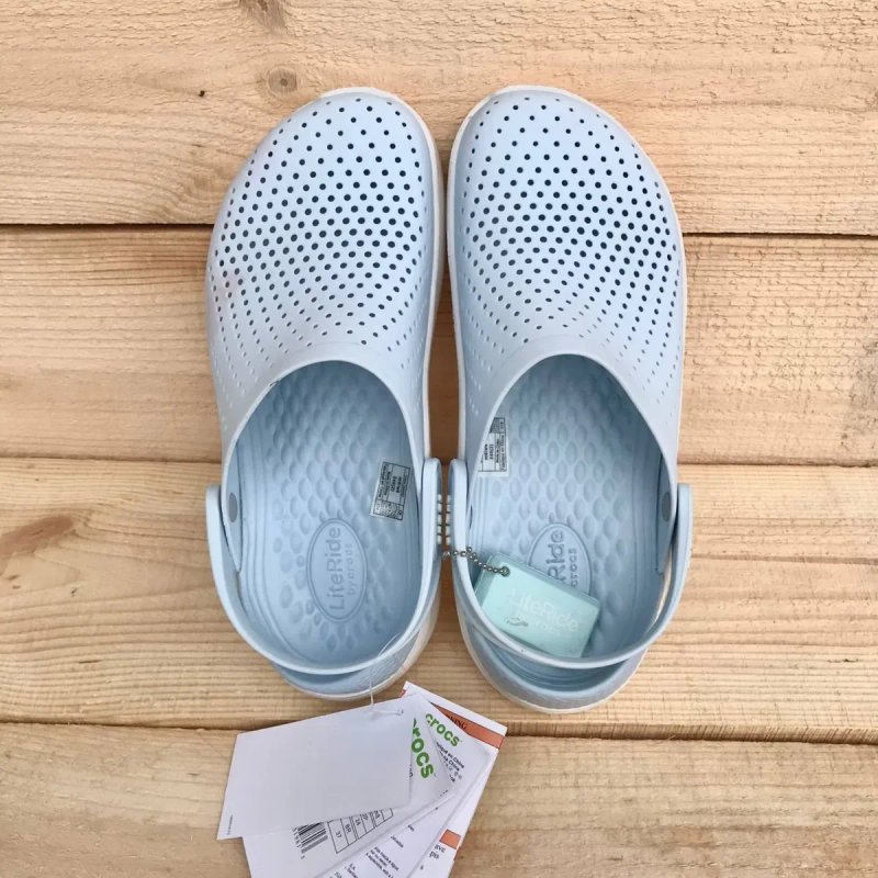 Женские Кроксы Лайт Райд голубі Crocs Lite Ride для чоловіків — фото 3