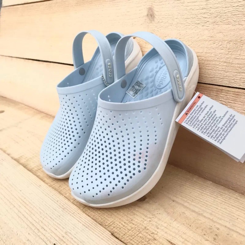 Женские Кроксы Лайт Райд голубі Crocs Lite Ride для чоловіків — фото 5