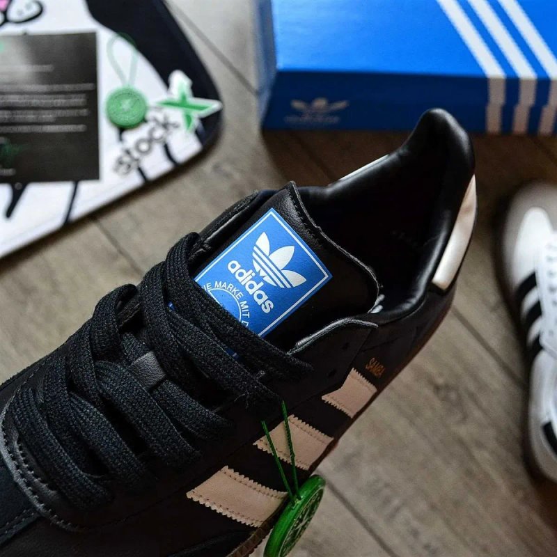 Женские кроссовки Adidas Samba OG 'Black\White\Gum' 36-40 — фото 4