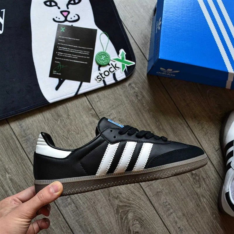 Женские кроссовки Adidas Samba OG 'Black\White\Gum' 36-40 — фото 5