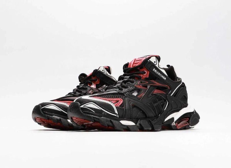 Женские кроссовки Balenciaga Track 2 Black Red. 36-40 — фото 7