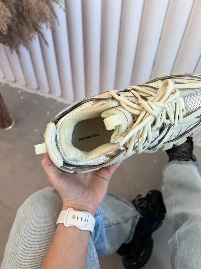 Женские кроссовки Balenciaga Track beige / Баленсиага трак бежевые 36 37 38 39 40 — фото 7