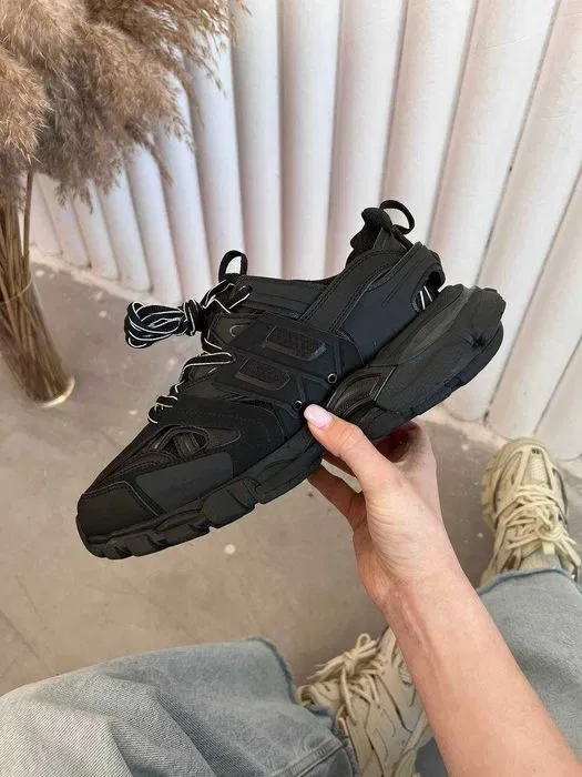 Женские кроссовки Balenciaga Track Black Luxe. Размеры 36-41 — фото 6