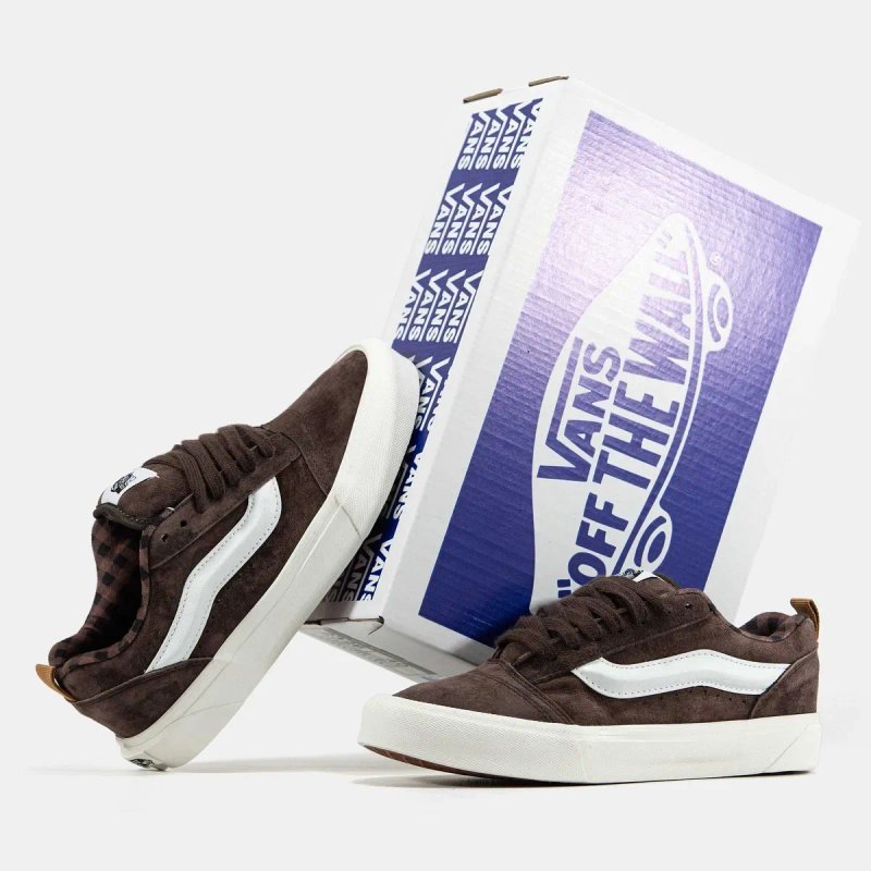 Женские кроссовки , кеды Vans KNU Skool Brown. Размеры 36-40 — фото 2