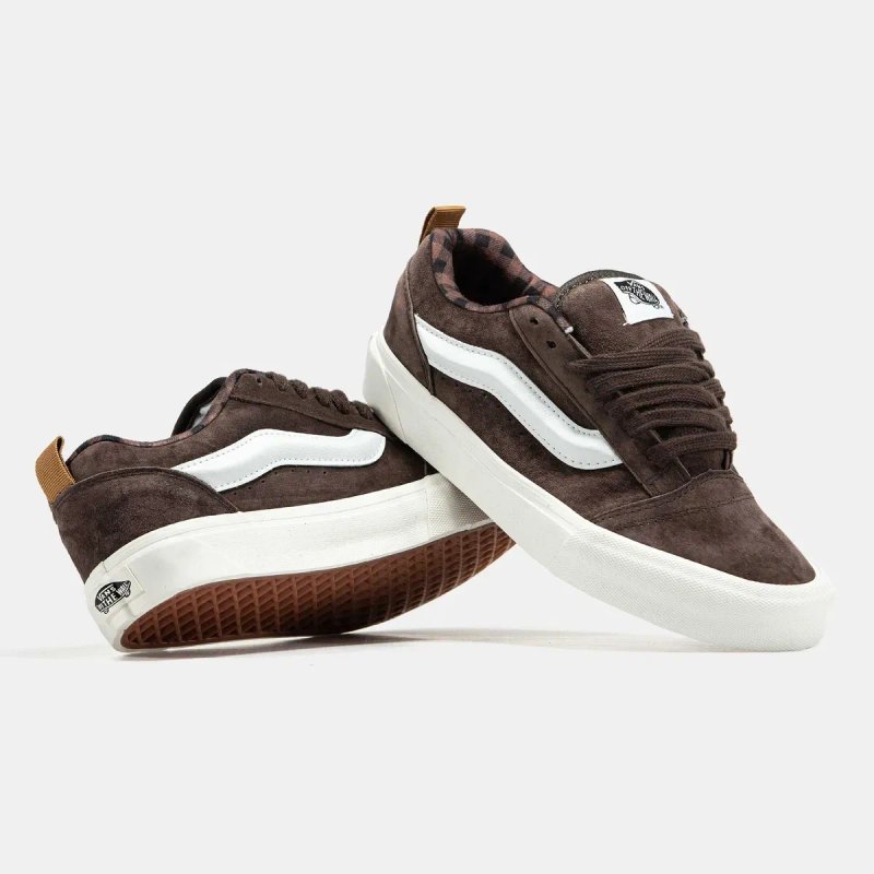 Женские кроссовки , кеды Vans KNU Skool Brown. Размеры 36-40 — фото 8