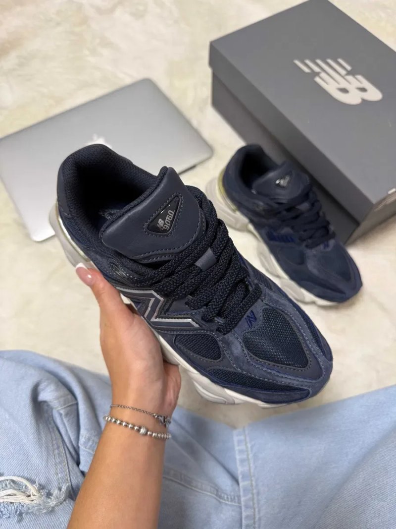 Женские кроссовки New Balance 9060 "Navy" Размеры 36-40 — фото 2