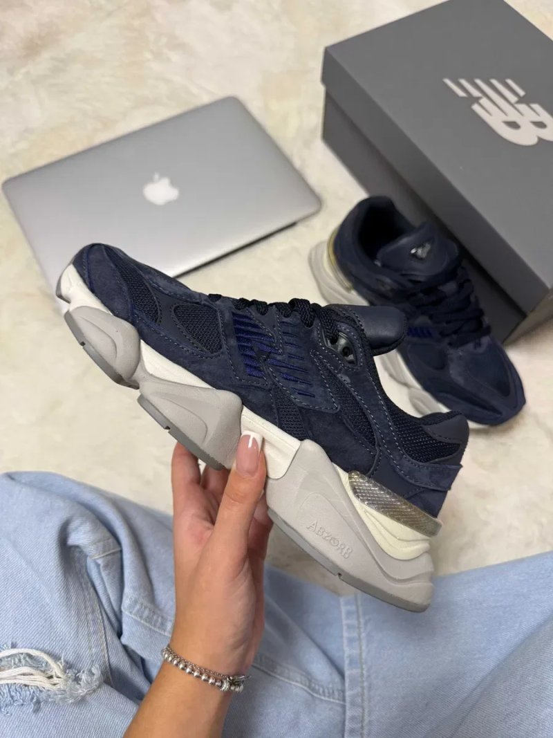 Женские кроссовки New Balance 9060 "Navy" Размеры 36-40 — фото 4