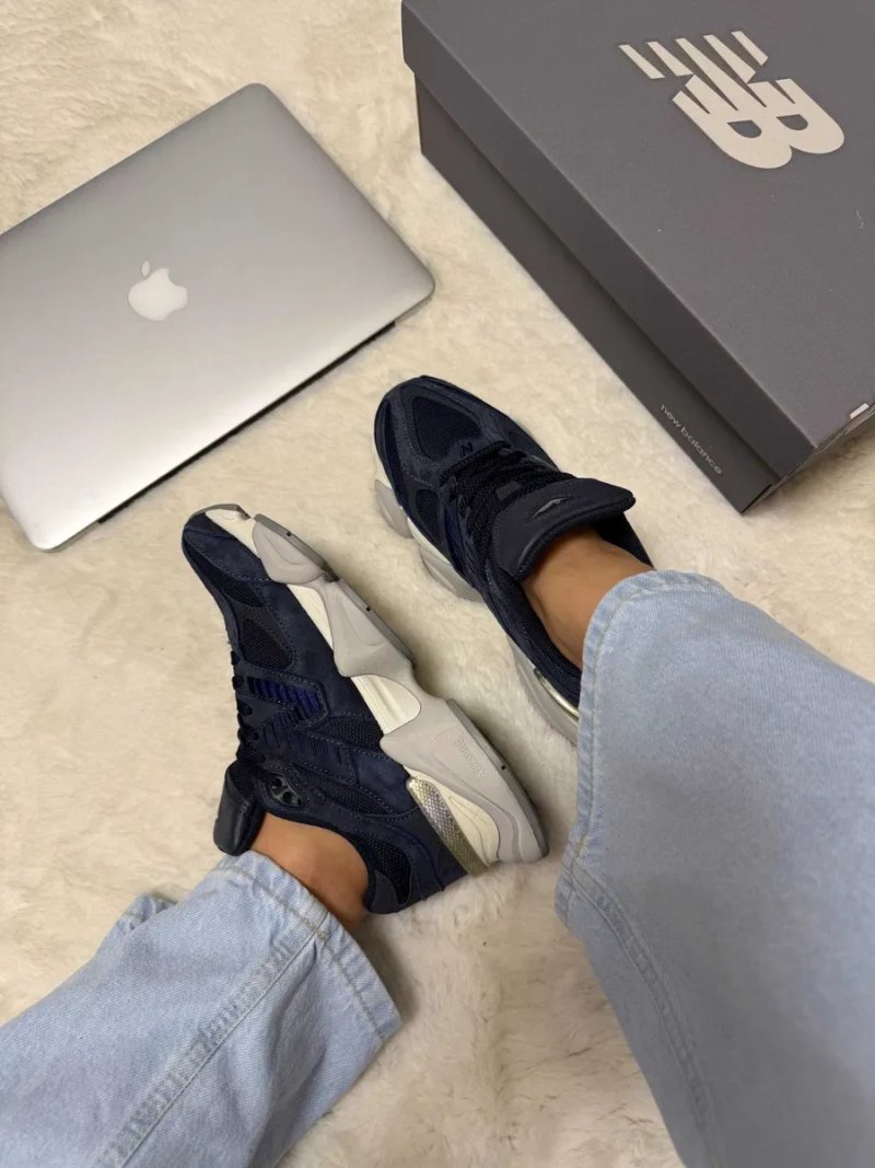 Женские кроссовки New Balance 9060 "Navy" Размеры 36-40 — фото 7