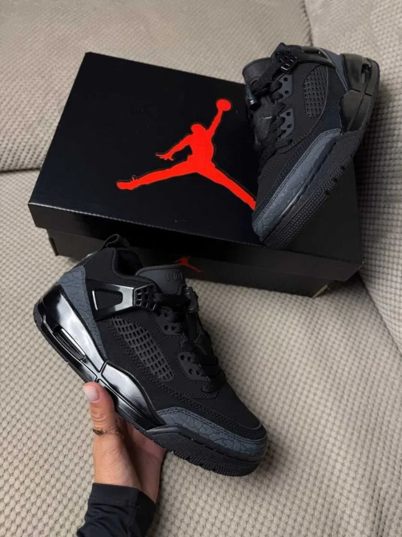 Женские кроссовки Nike Air Jordan 3 Spizike Low "Black Cat" 36-40 — фото 2