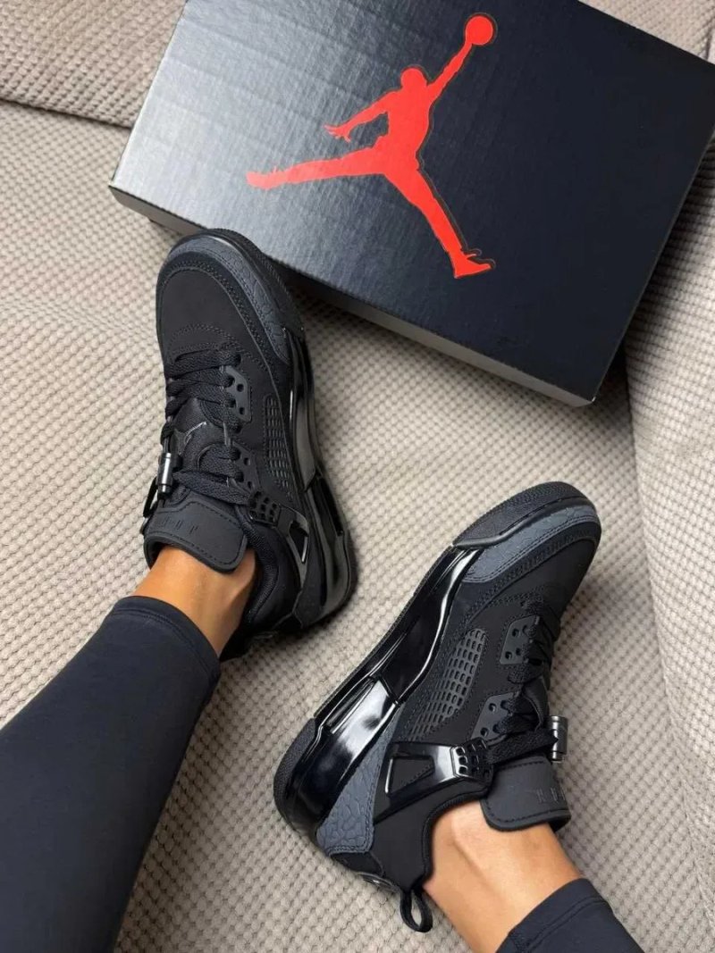 Женские кроссовки Nike Air Jordan 3 Spizike Low "Black Cat" 36-40 — фото 3