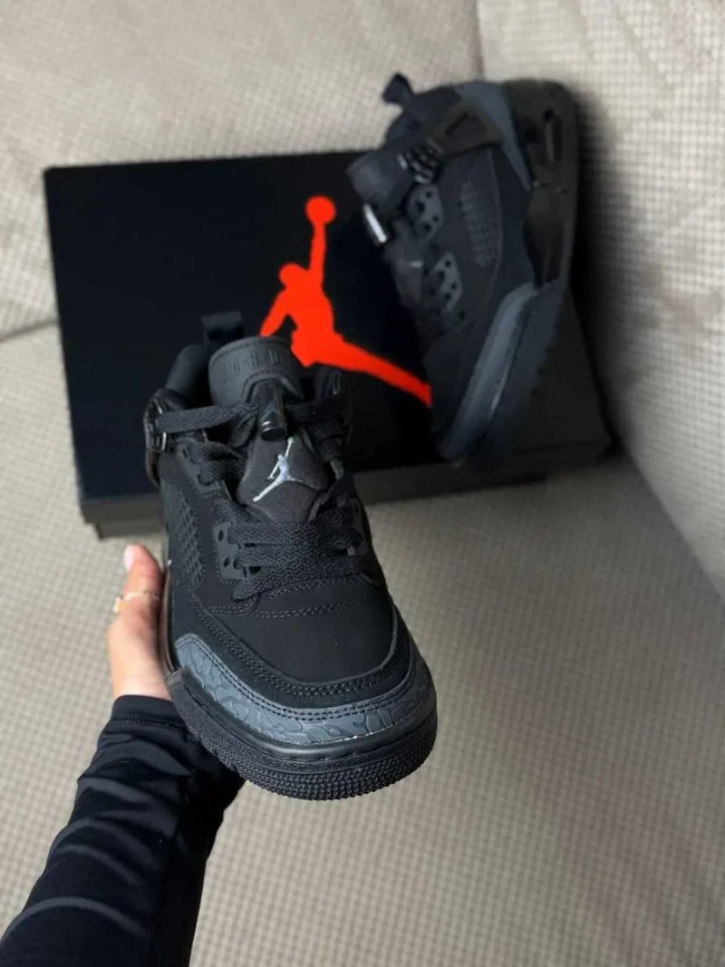 Женские кроссовки Nike Air Jordan 3 Spizike Low "Black Cat" 36-40 — фото 4
