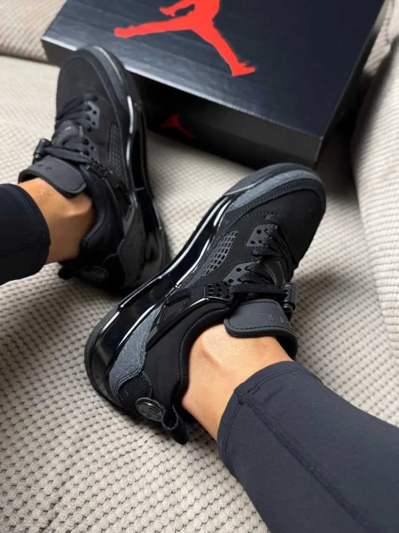 Женские кроссовки Nike Air Jordan 3 Spizike Low "Black Cat" 36-40 — фото 7