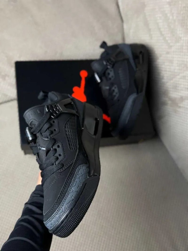 Женские кроссовки Nike Air Jordan 3 Spizike Low "Black Cat" 36-40 — фото 8