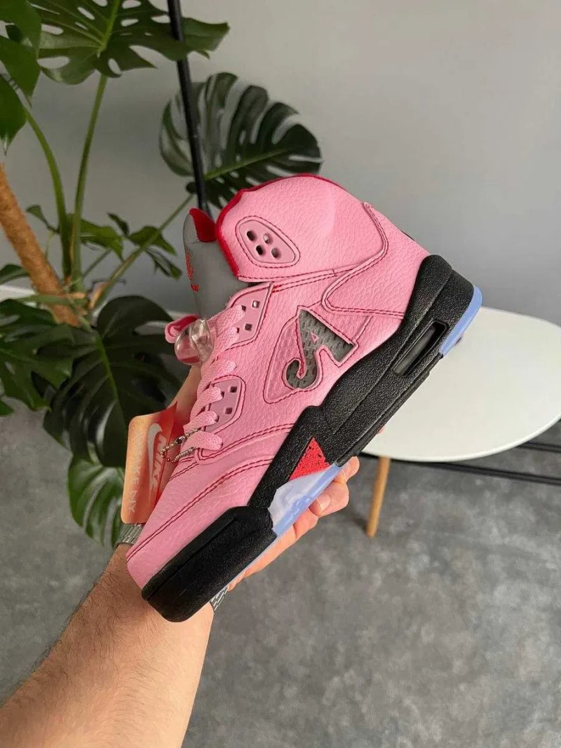 Женские кроссовки Nike Air Jordan 5 Retro Awake NY Arctic Pink. 36-41 — фото 6