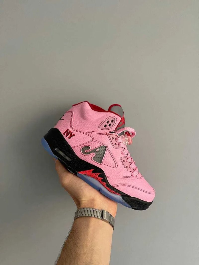 Женские кроссовки Nike Air Jordan 5 Retro Awake NY Arctic Pink. 36-41 — фото 8