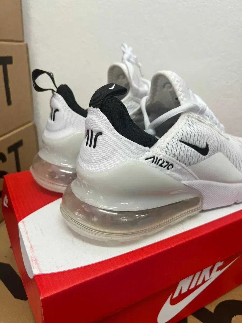 Женские кроссовки Nike Air Max 270 white / Найк Аир Макс 270 белые 36 37 38 39 40 — фото 3