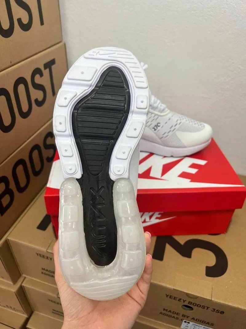Женские кроссовки Nike Air Max 270 white / Найк Аир Макс 270 белые 36 37 38 39 40 — фото 4