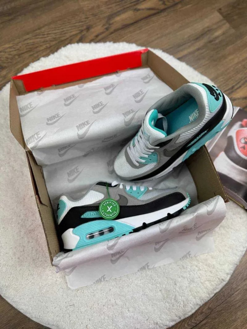 Женские кроссовки Nike Air Max 90 "White/Mint" 36-40 — фото 7