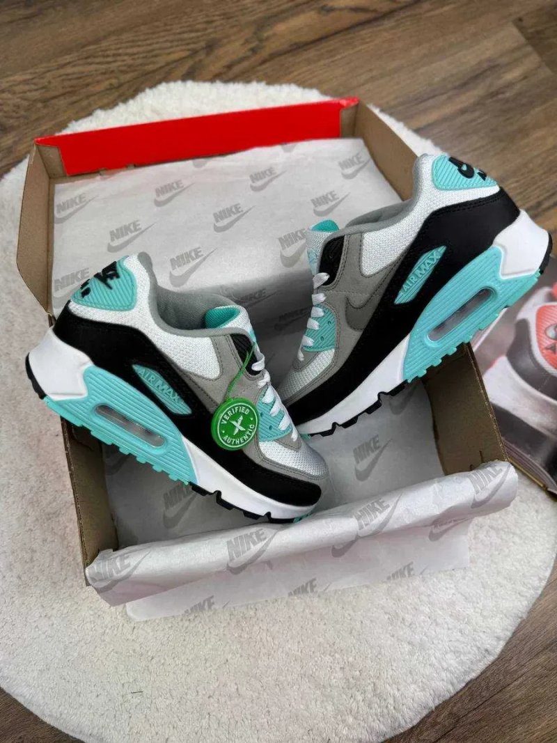 Женские кроссовки Nike Air Max 90 "White/Mint" 36-40 — фото 8