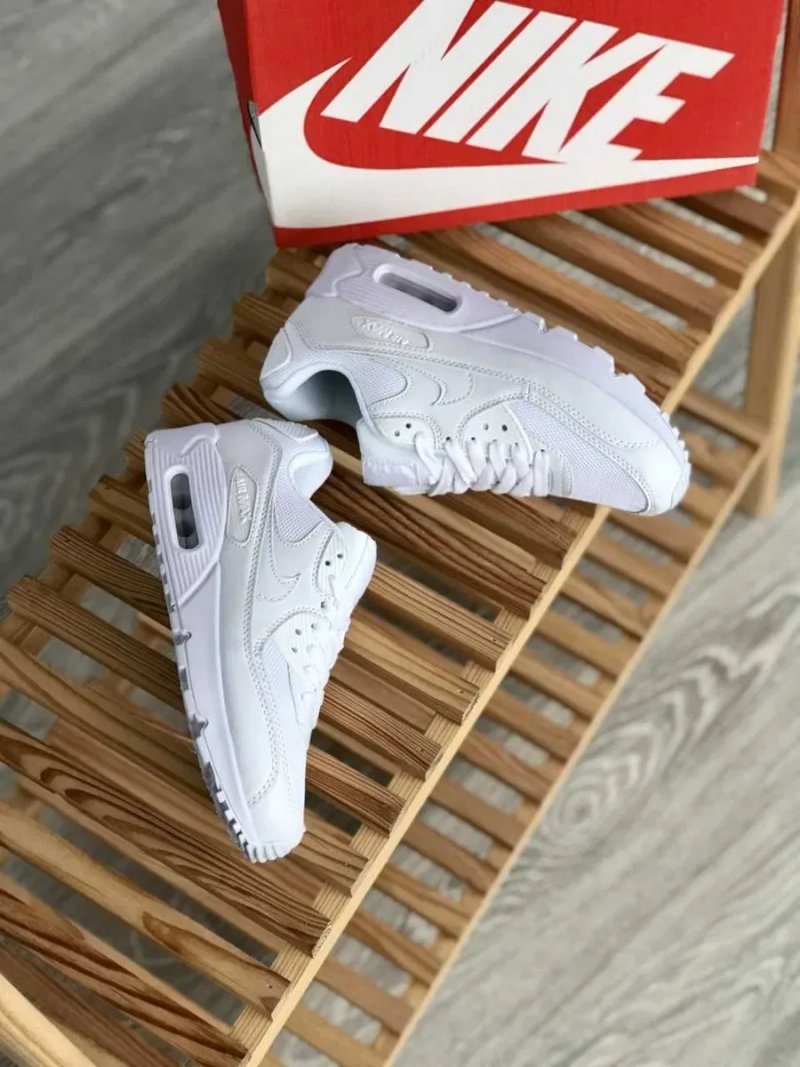 Женские кроссовки Nike Air Max 90 "White" Размеры 36-40 — фото 3