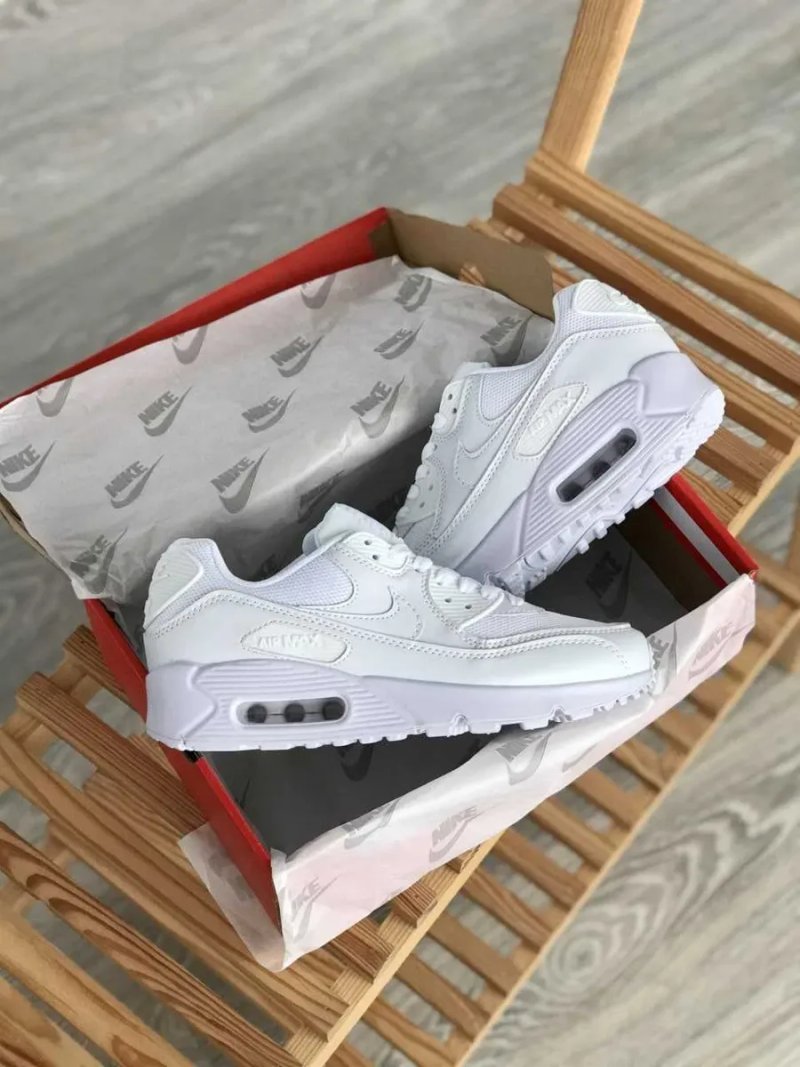Женские кроссовки Nike Air Max 90 "White" Размеры 36-40 — фото 8
