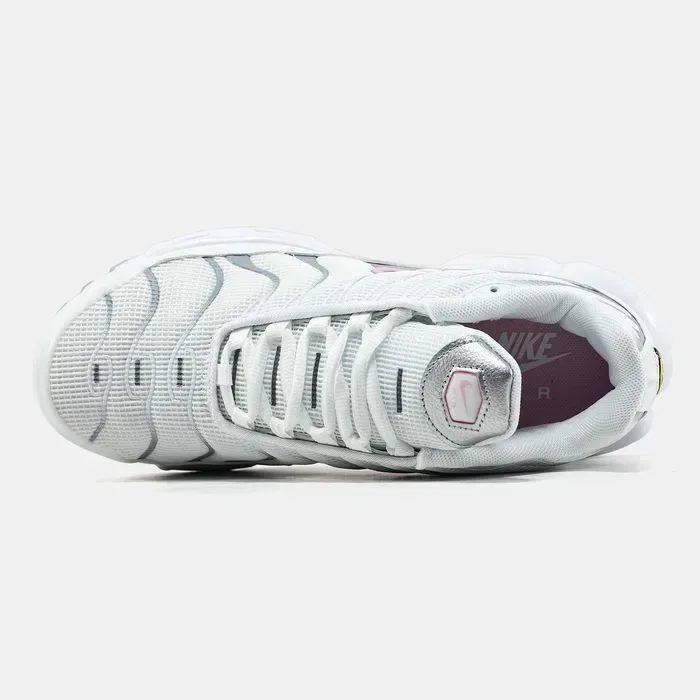 Женские кроссовки Nike Air Max Tn Plus "White-Silver-Pink" 36-40 — фото 4