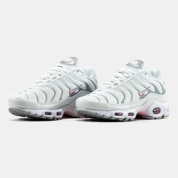 Женские кроссовки Nike Air Max Tn Plus "White-Silver-Pink" 36-40 — фото 6