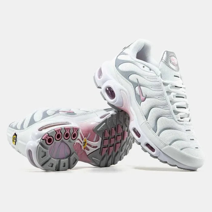 Женские кроссовки Nike Air Max Tn Plus "White-Silver-Pink" 36-40 — фото 7