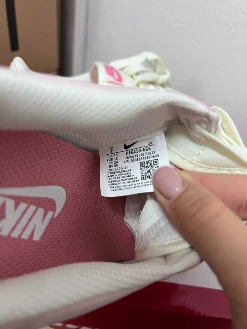 Женские кроссовки Nike Cortez Light Soft Pink / Найк Кортез розовые 36 37 38 39 40 — фото 4