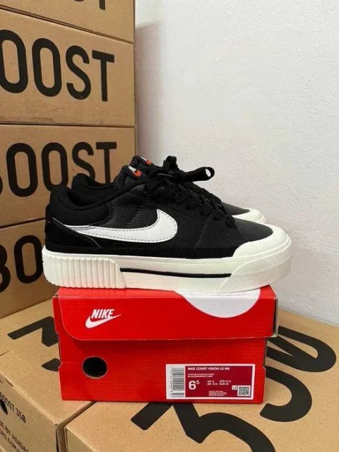 Женские кроссовки Nike Court Vision black / Найк Корт вижн черные 36 37 38 39 40