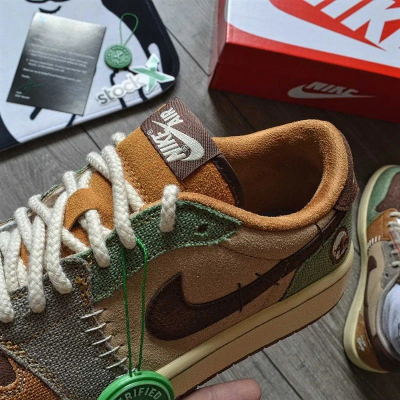 Женские кроссовки Nike Jordan 1 Retro Low OG Zion Williamson 'Voodoo' — фото 8