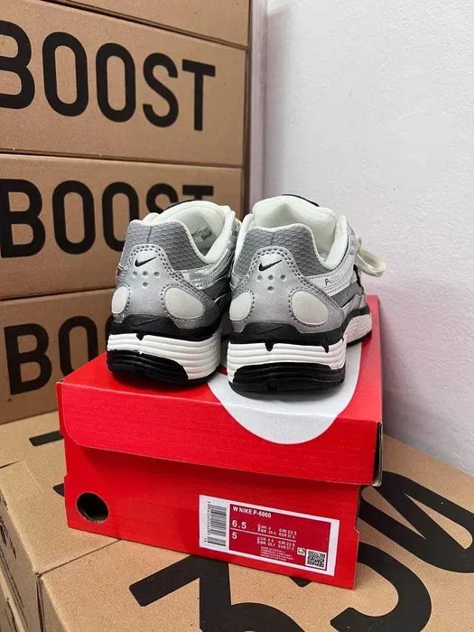 Женские кроссовки Nike P-6000 / Найк П-6000 серые 36 37 38 39 40 — фото 6