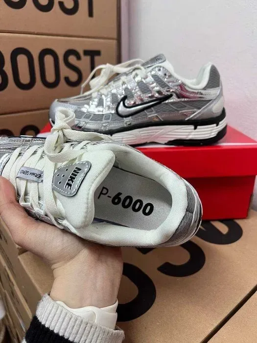 Женские кроссовки Nike P-6000 / Найк П-6000 серые 36 37 38 39 40 — фото 7