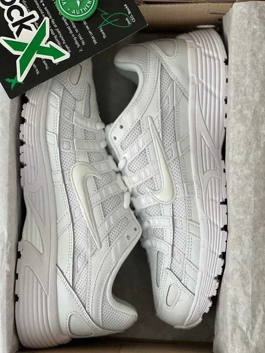 Женские кроссовки Nike P-6000 Triple White Premium. Размеры 36-40 — фото 2