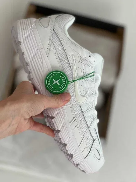 Женские кроссовки Nike P-6000 Triple White Premium. Размеры 36-40 — фото 5