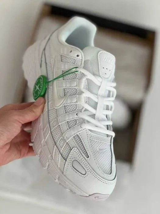 Женские кроссовки Nike P-6000 Triple White Premium. Размеры 36-40 — фото 7