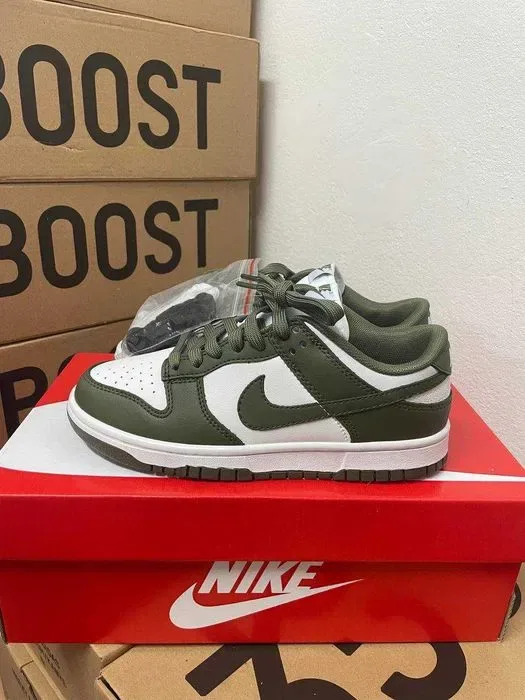 Женские кроссовки Nike SB dunk olive / Найк СБ данки зеленые 37 38 39 — фото 5