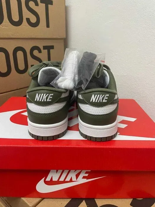 Женские кроссовки Nike SB dunk olive / Найк СБ данки зеленые 37 38 39 — фото 6