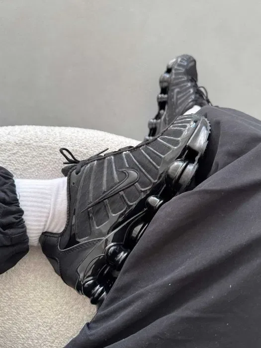 Женские кроссовки Nike Shox TL Black Premium. 36-40 — фото 6